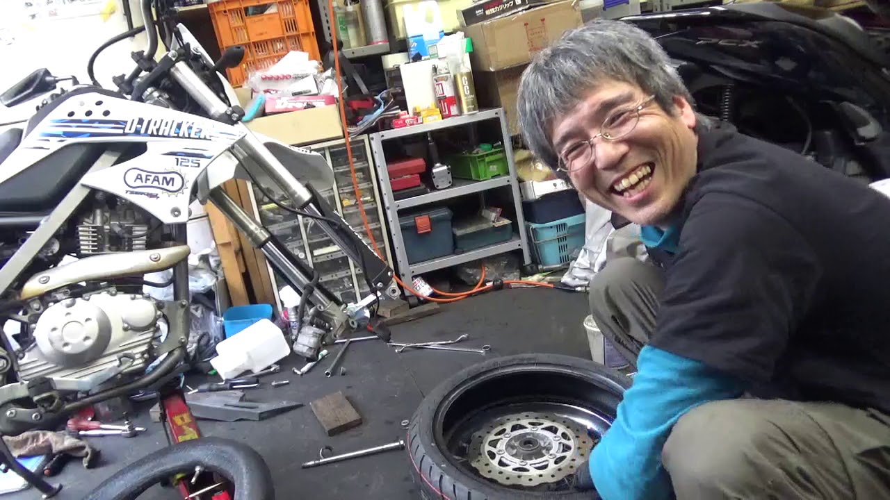 Dトラ125 [交換］ 消耗品交換のDトラッカー125です1 | 変なおじさんとバイクでキャンプ