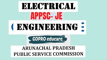 Electrical Machines Demo 002 # APPSC-JE-Electrical Engineering