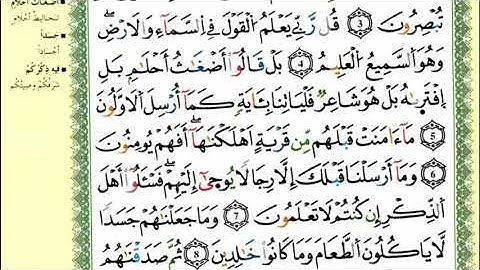 10-01: الصفحة 322:سورة الأنبياء من الآية