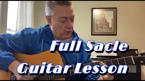 Full scale guitar lick lesson by Jason Jordan