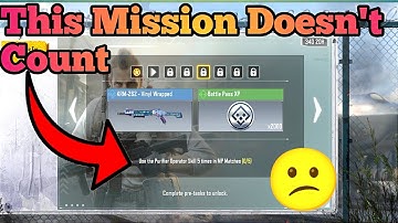 Mission Bug: use the Purifier Operator Skill 5 Times in MP Matches