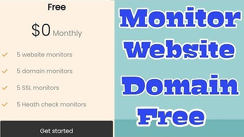 How to monitor Domain Or Website  For Free | #Dailytech | #Daily_tech