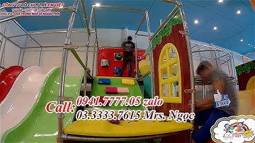 Quy trình thi công lắp đặt khu vui chơi trẻ em liên hoàn trong nhà - TRỌN GÓI