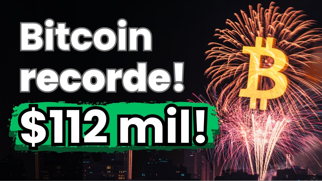 URGENTE: bitcoin bate RECORDE e pode explodir! Analise btc, ethereum (ETH),  XRP, AAVE, criptomoedas