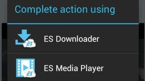 Download videos with ES downloader on UC browser