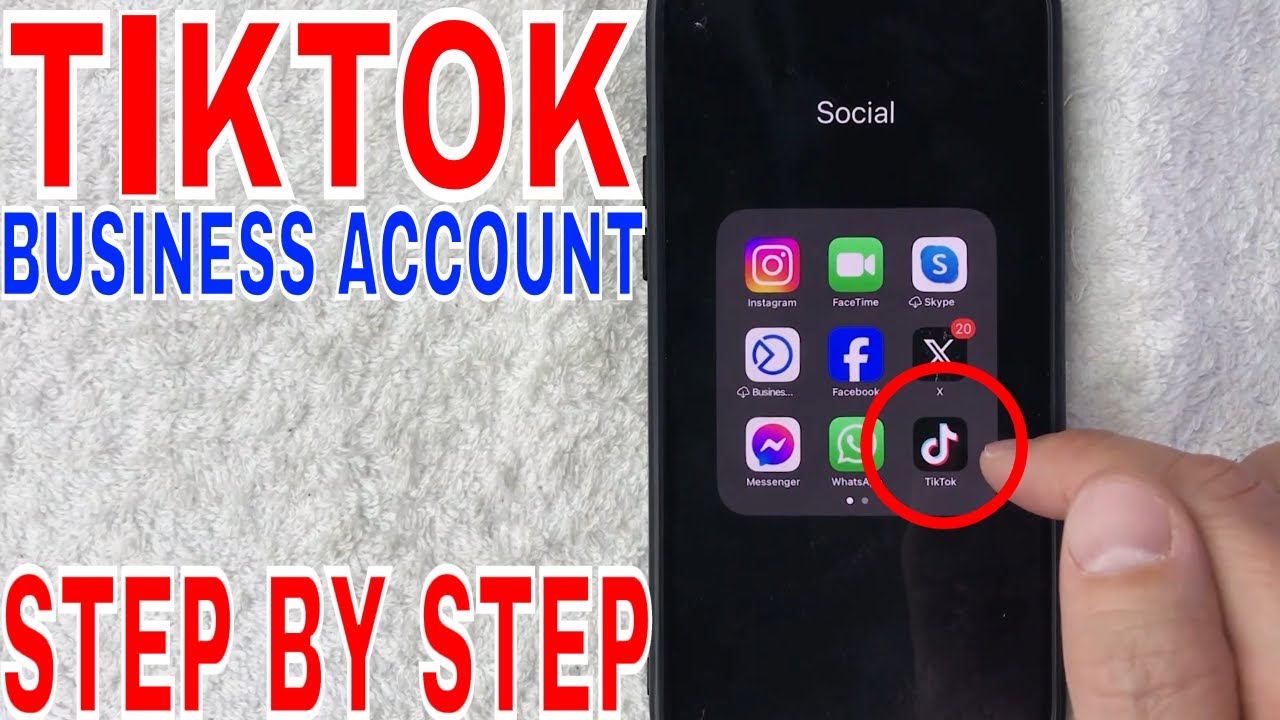 How To Create TikTok Business Account 🔴 - YouTube