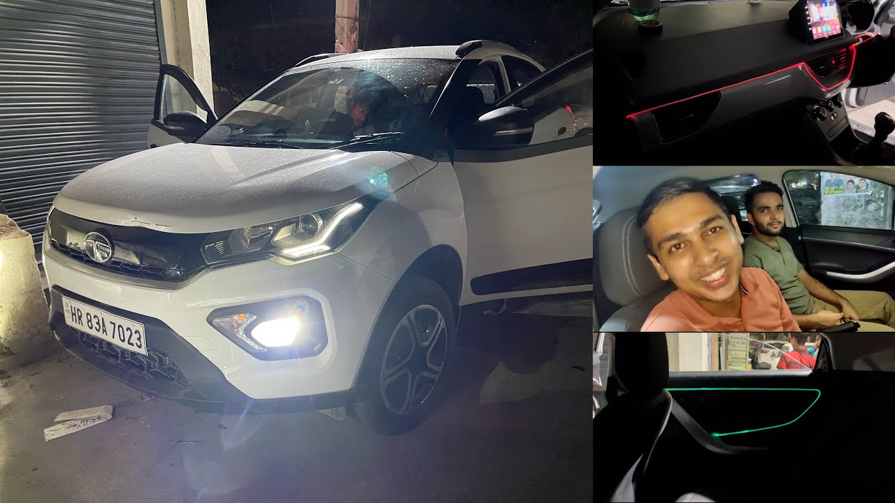 2021 Tata Nexon | Ambient Light Install In Advance Car | Nexon Modification | Prabhi Singh
