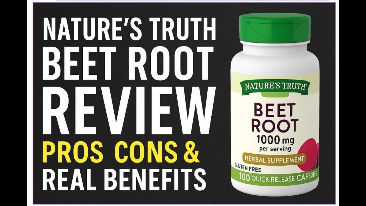 Nature’s Truth Beet Root Capsules Review | Pros, Cons & Real Benefits!