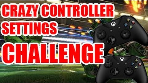 Crazy Controller Settings in Rocket League