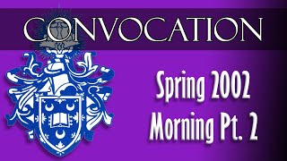 MSVU Spring Convocation 2002: Morning Ceremony Part II | MSVU Archives Audio/Video Collection
