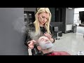 Hot towel shave and steamy facial asmr  krakw 