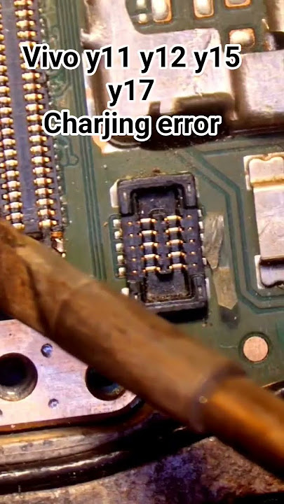 Vivo y11 y12 y15 y17Charjing error problem sorlve