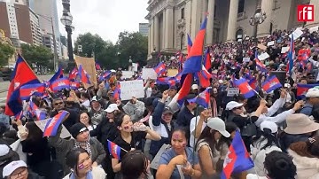 ពលរដ្ឋខ្មែររាប់ពាន់នាក់នៅអូស្ត្រាលី ជួបជុំគ្នាតវ៉ាទាមទារ​ឱ្យថៃបញ្ឈប់ការឈ្លានពានទឹកដីកម្ពុជា