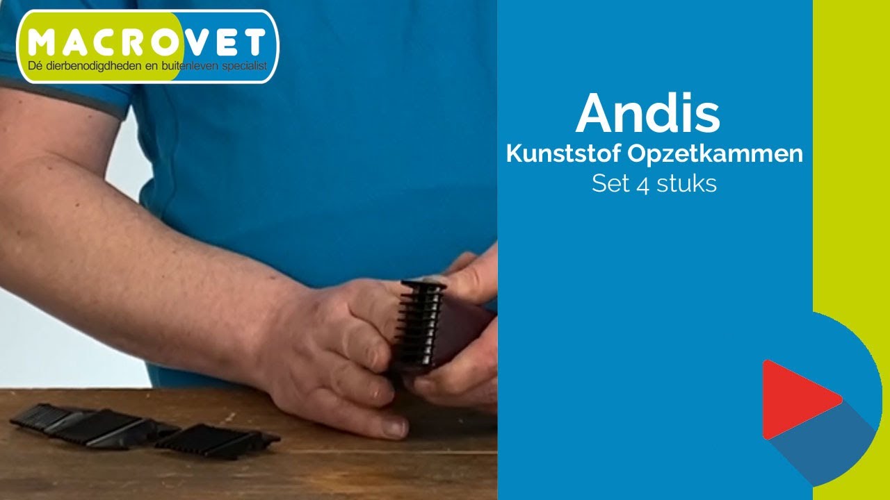 Andis kunststof set 4 stuks - YouTube