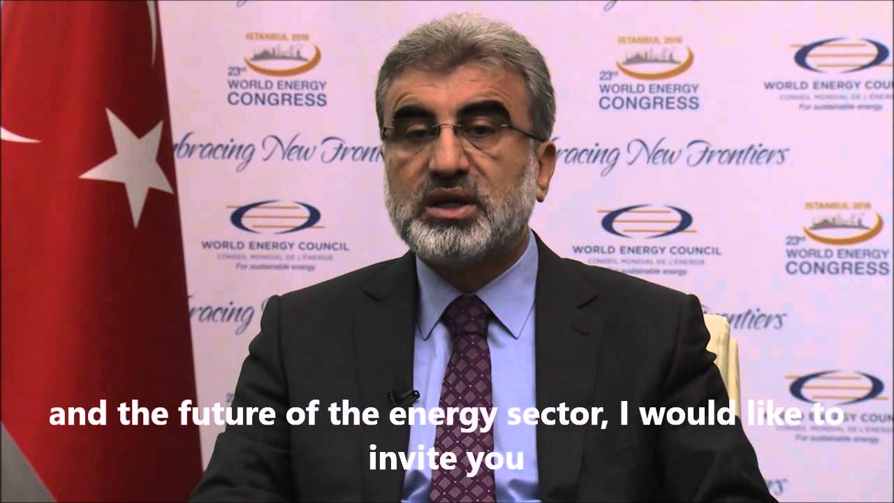 World Energy Congress Istanbul 2016 - Invite from the Turkish Energy Minister
