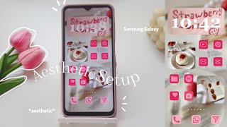 how to have your Android phone aesthetic| Aesthetic Android setup | Samsung a13 aesthetic ✨️