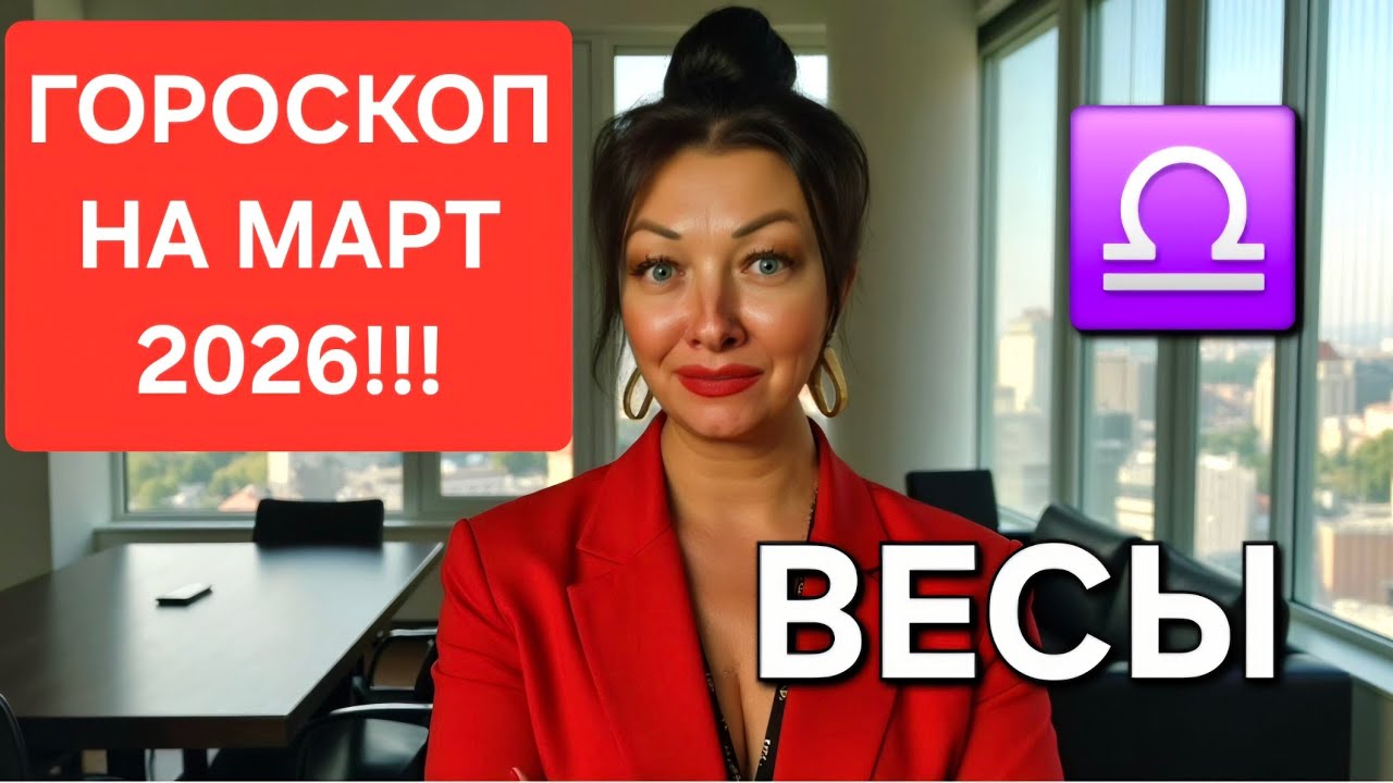 ♎️ВЕСЫ - гороскоп на март 2026 - месяц Затмения!!! Анастасия Григорян