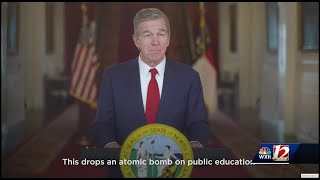 North Carolina Gov. Roy Cooper declares state of emergency for public education in the state