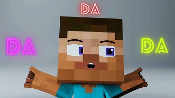 ♪Da Da Da~ Cute Baby Steve! | Lip Sync Test | Tiktok Music | Minecraft Animation