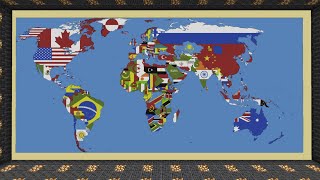 Big World Flag Map in Minecraft Showcase [10M+ Blocks] [DOWNLOAD] screenshot 2