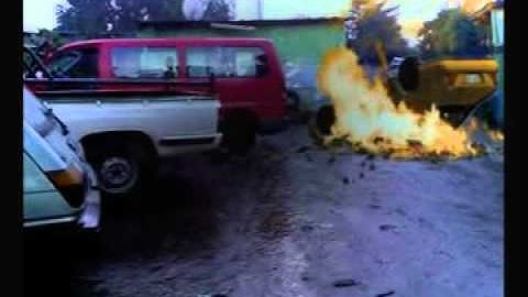 Car explosion effects