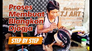 Proses Pembuatan Blangkon Khas Jogja Bersama TJ ART, Step by Step