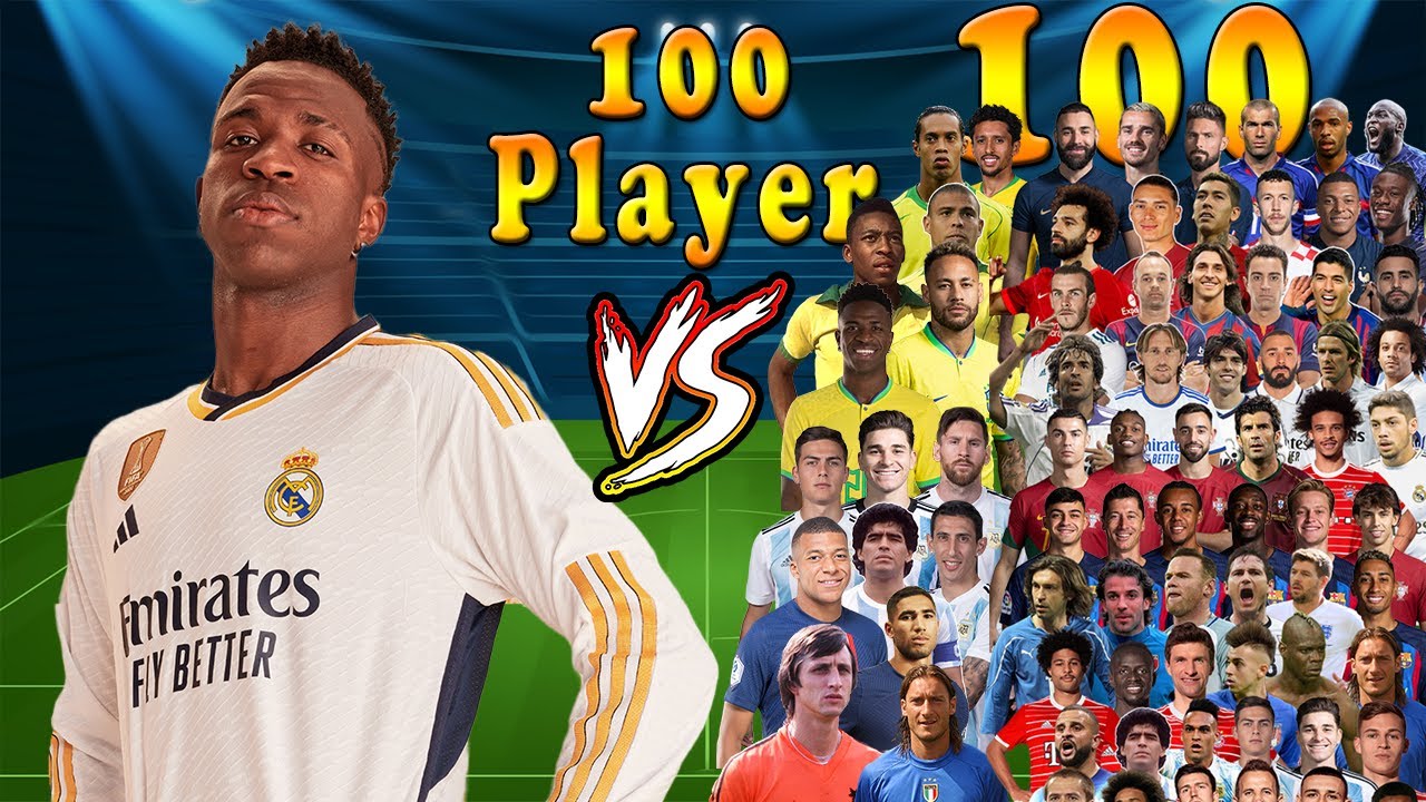 Vs 100 Vinicius JR VS 100 Legend - YouTube