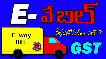 How to Generate GST E-Way Bill Online in Telugu 2022 || E-Way bill Registration online