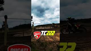 💥Tony Cairoli 🇮🇹 and Ducati Desmo 🔴 were out training on the sand at Lommel yesterday #TC222 #MX