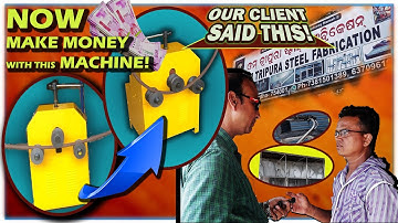Three Roll Pipe Bending Machine - Bhubaneswar Client Review