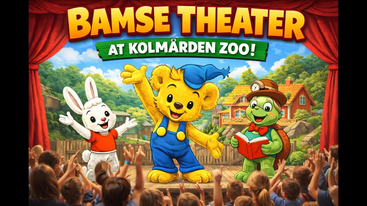 Bamse Teater på Kolmården 🐻 | Rolig familjeshow för barn
