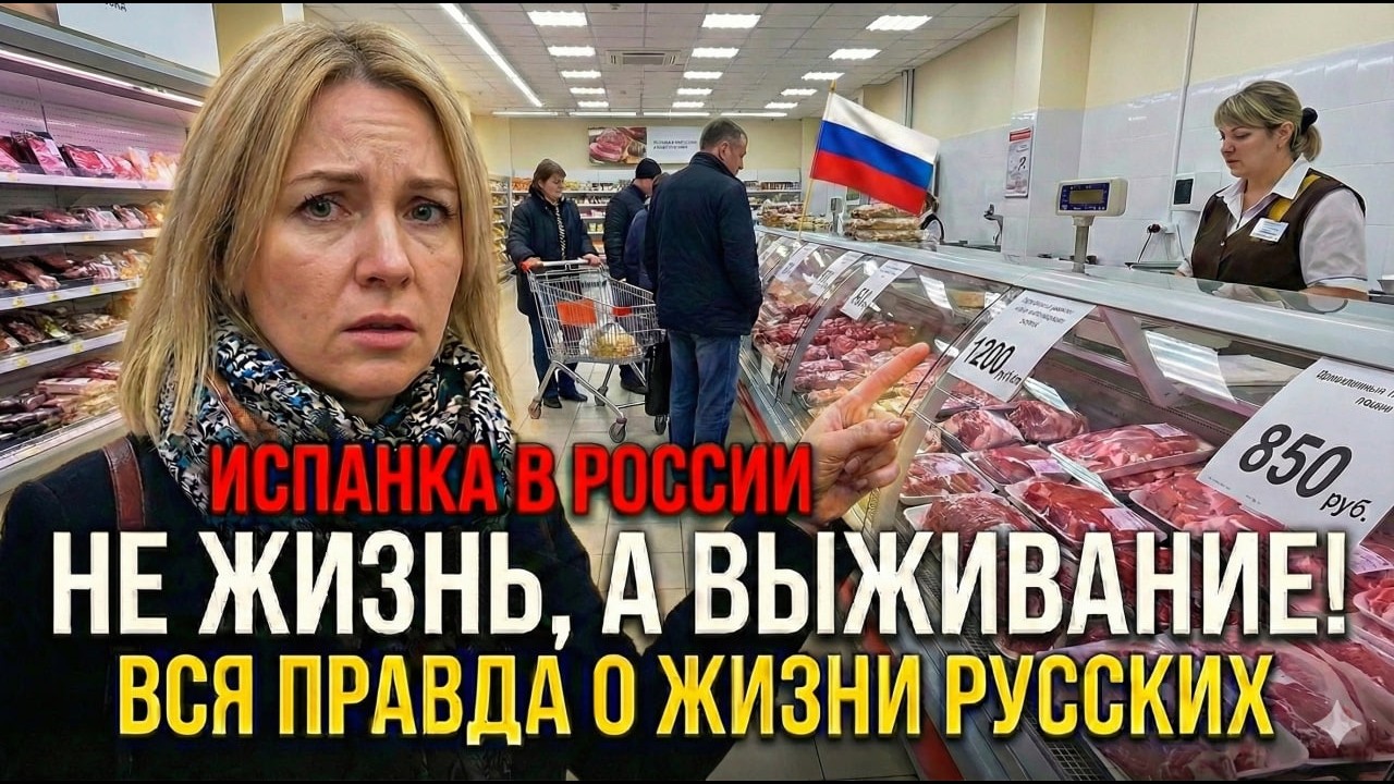 🇪🇸🇷🇺 ИСПАНКА В РОССИИ: Это не жизнь, а ВЫЖИВАНИЕ...Вся правда о жизни русских