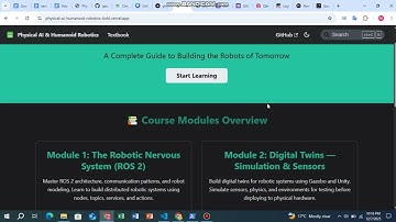 Hackathon 01 Physical AI & Humanoid Robotics  Docusaurus Book