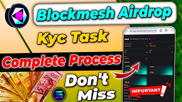 Blockmesh airdrop kyc task complete | Blockmesh wallet connect | Blockmesh airdrop humanity task
