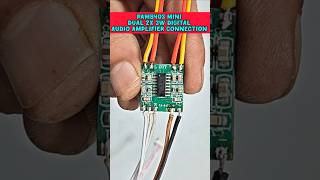 PAM8403 Audio Amplifier Full Wiring #shorts