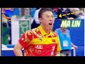 The craziest match of Ma Lin in the final