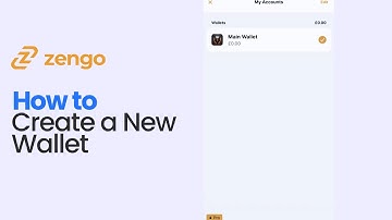 How to Create a New Wallet in Zengo