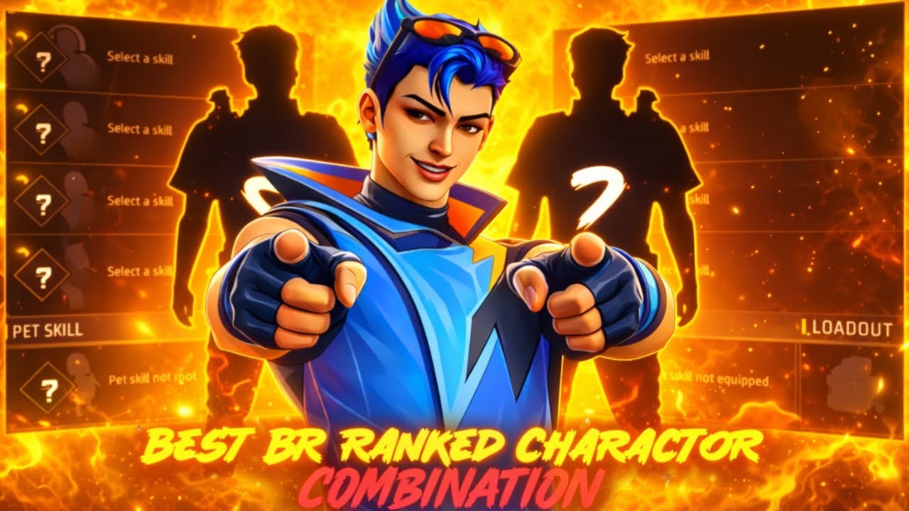 BEST BR RANKED CHARACTOR COMBINATION | AWARA FF YT | BEST CHARACTOR COMBINATION FOR BR 