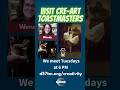 An Invitation from Cre-Art Toastmasters Club