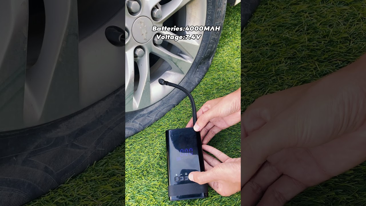 Porodo Electric Air Inflator High Pressure Built-in Flashlight