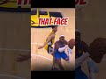 Shai-Gilgeous Alexander face when he asking for a foul
