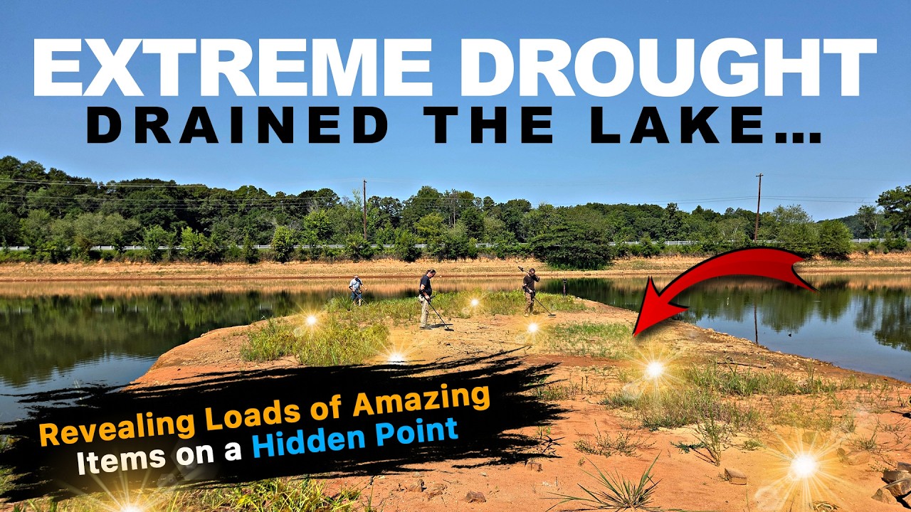 Extreme Drought Drained the Lake… Revealing Loads of Amazing Items on a Hidden Point