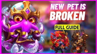 New Pet Is Broken | King Octopus | All You Need To Know | Best Guide | Castle Clash screenshot 4
