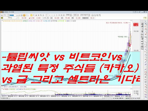 -튤립씨앗 vs 비트코인 vs 과열된 특정 주식들 (카카오) vs 금 그리고 셀트리온 <strong>기다리기</strong>-