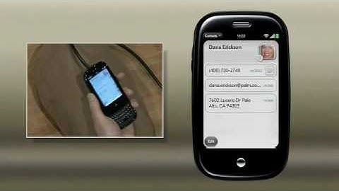 Palm Pre User-Interface demo at CES