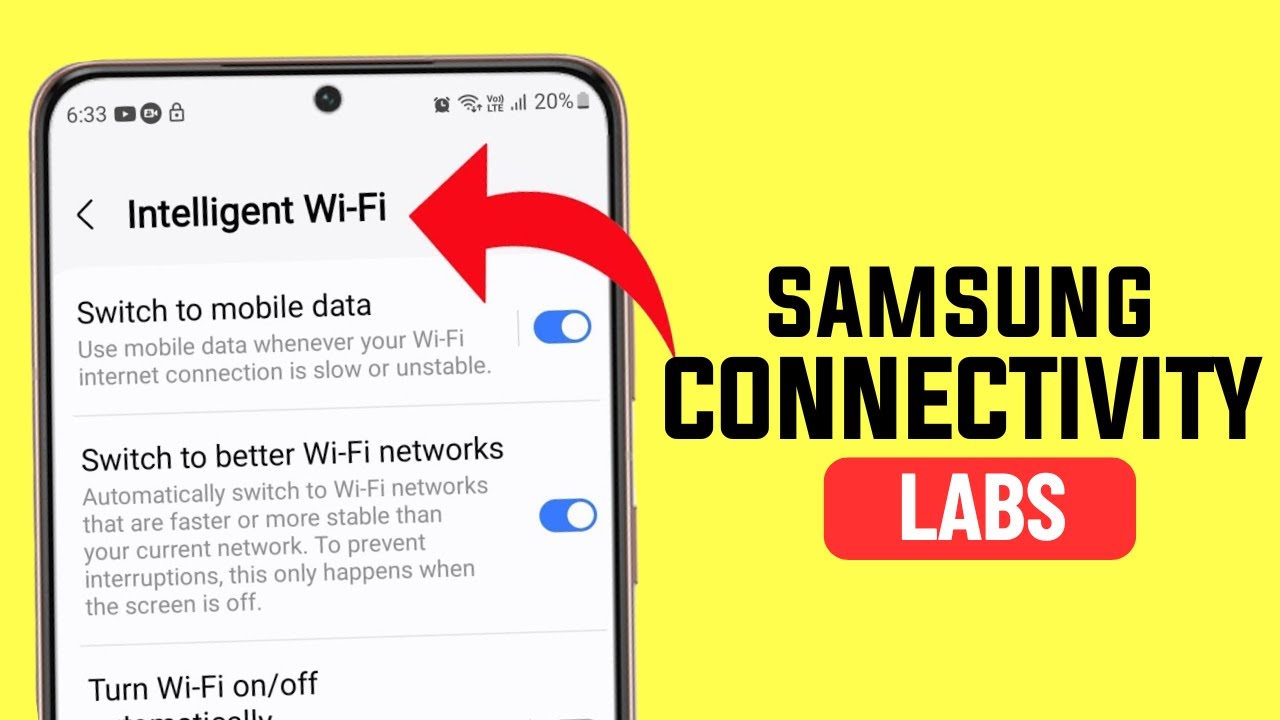 How to Enable Connectivity Labs on Samsung - YouTube