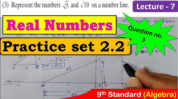Practice Set 2.2 | Question 3 | Real Numbers | Chapter 2 | Lecture 7 | Maths 1 | Class 9
