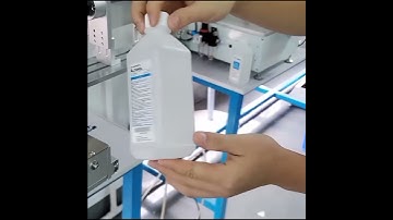 Square bottles labeling machine