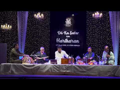“Haath Mein Leke Mera Haath Yeh Vaada Karlo” #hariharan #ghazal #live from #Kolkata #2025