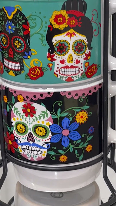 Halloween Day of the Dead Coffee Mug Set